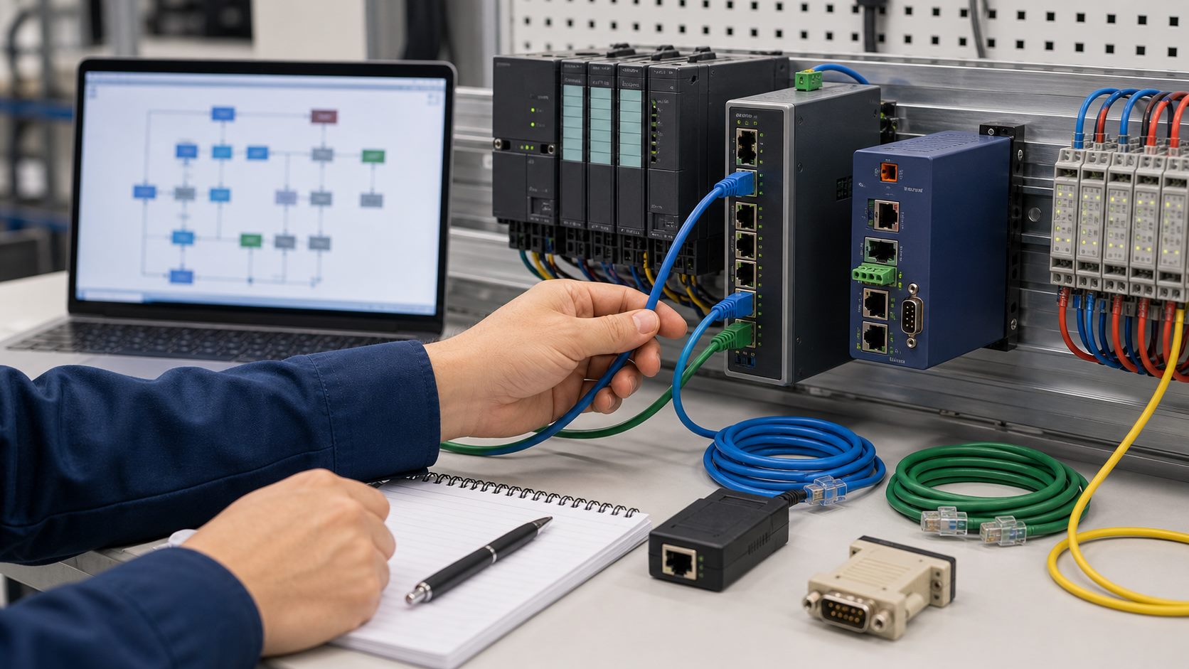 Industrial communication hardware and network topology review