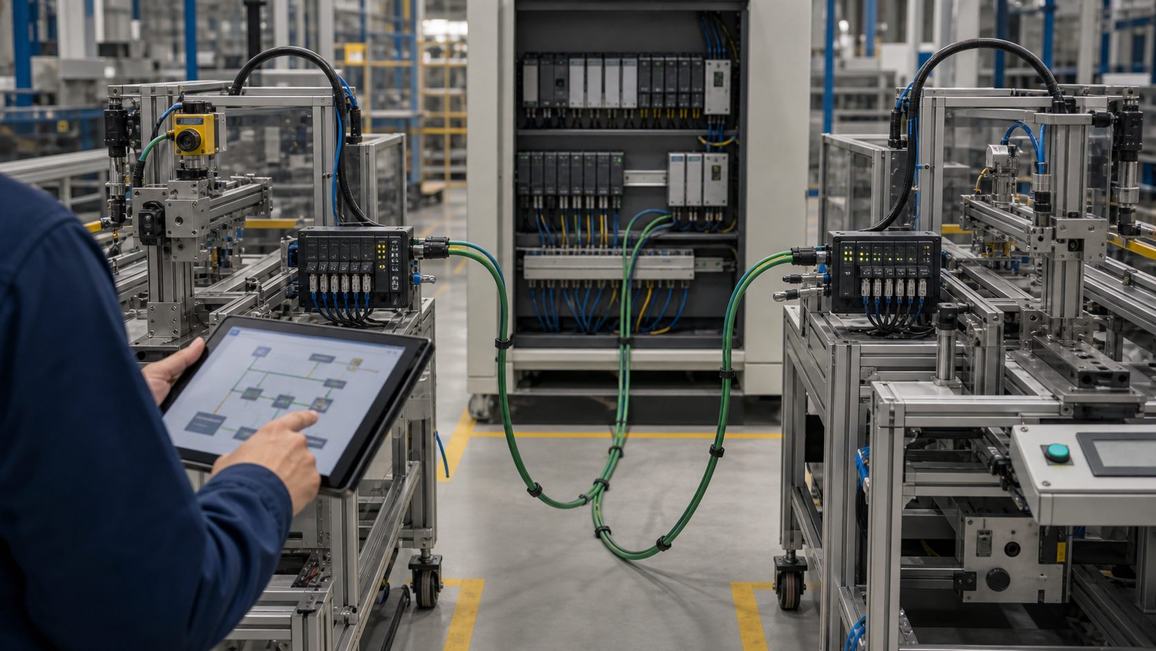 Distributed machine stations with remote I/O architecture review