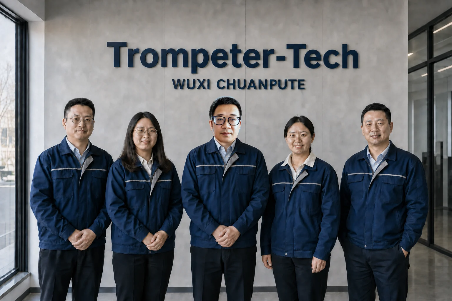 Trompeter-Tech company team presentation image