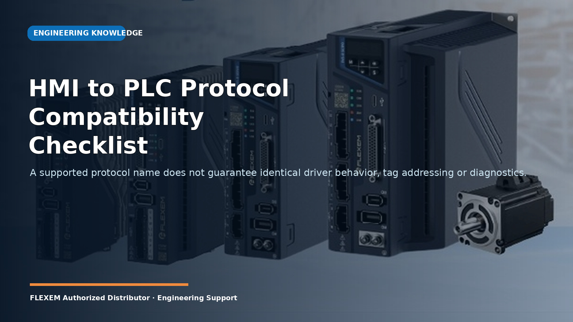 HMI to PLC Protocol Compatibility Checklist