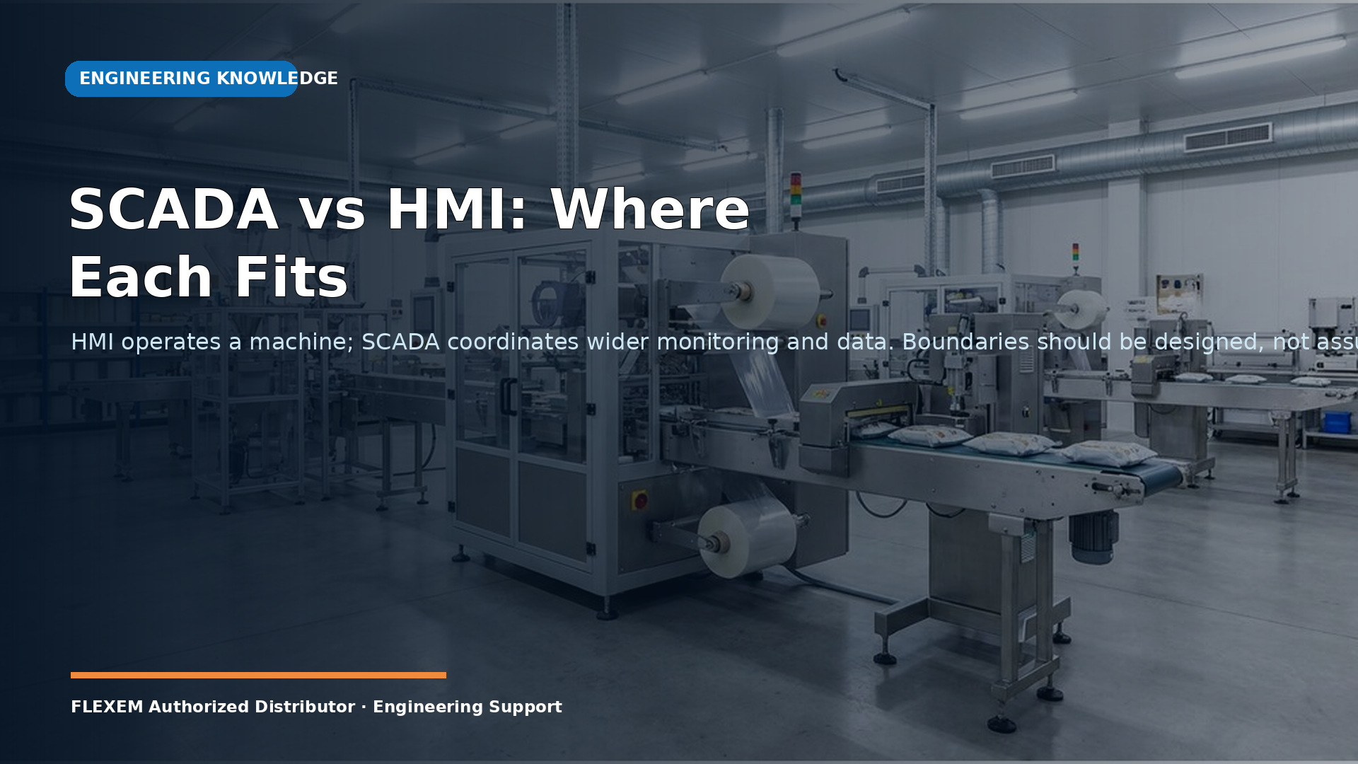 SCADA vs HMI: Where Each Fits