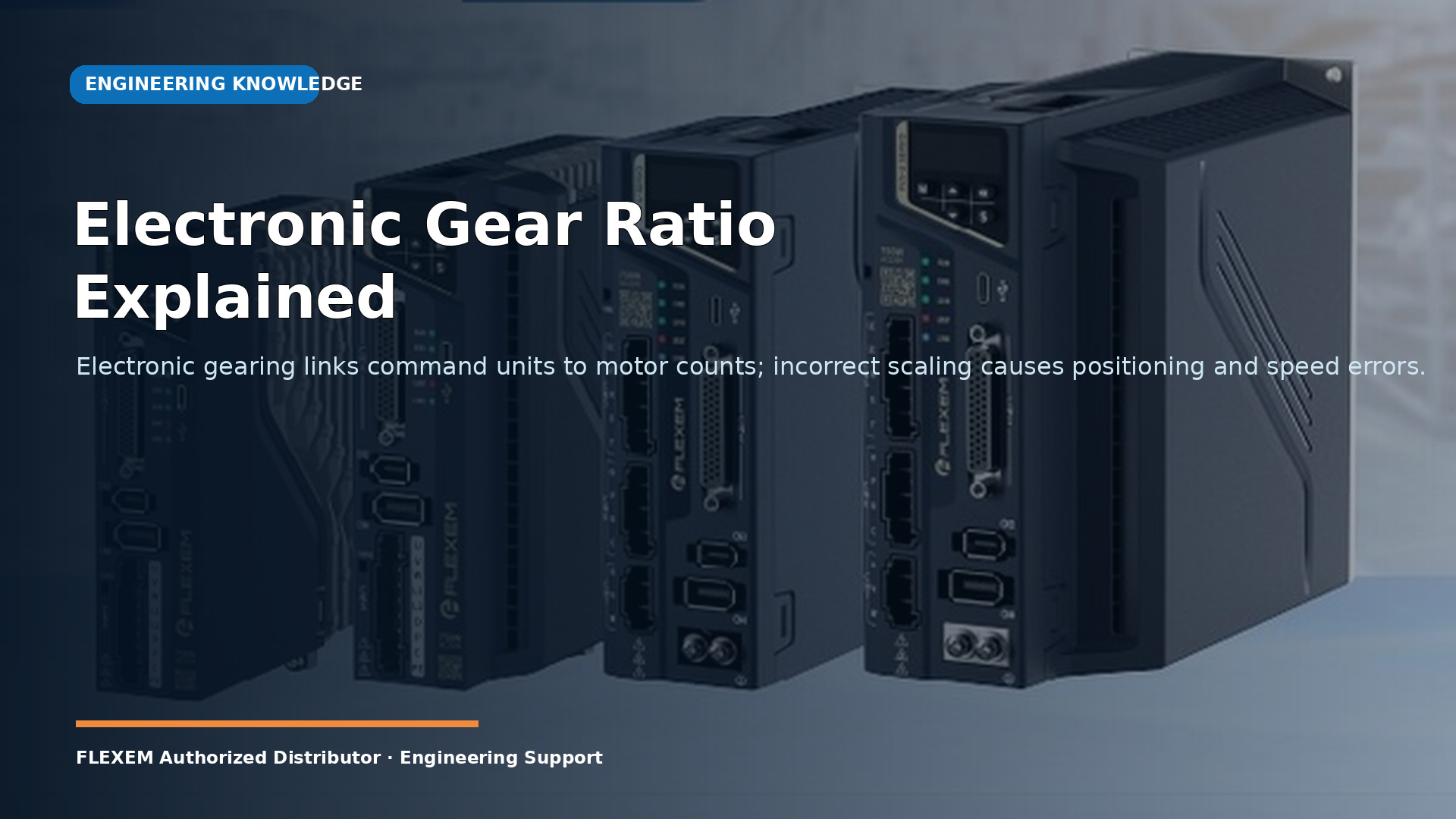 Electronic Gear Ratio Explained