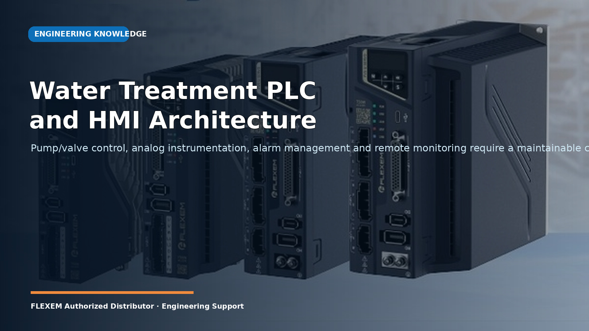 Water Treatment PLC and HMI Architecture